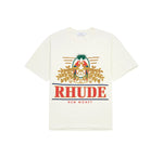 Rhude Parakeet Printed Cotton T-Shirt