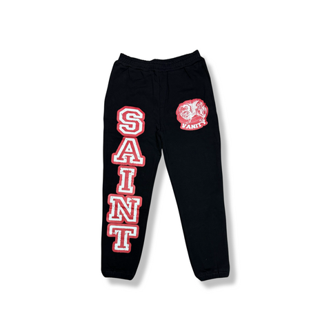 Saint Vanity Black/Red Sweatpants