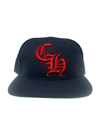 Chrome Hearts CH Baseball Cap Navy/Red