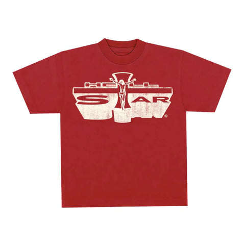 Hellstar Jesus Emblem T-shirt Red