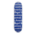 Supreme Illegal Business Skateboard Deck Blue