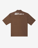 Agni Atelier Mechanic Brown Shirt