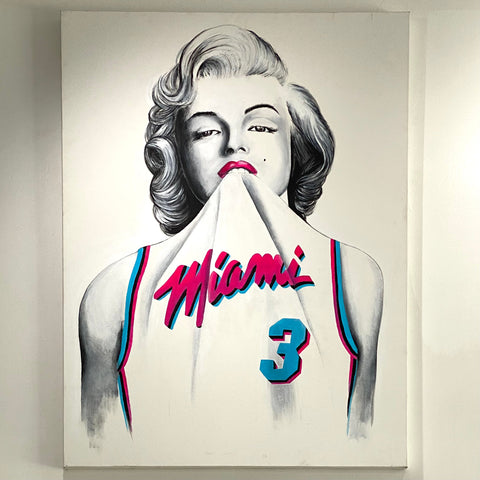 Mike Gordon - Marylin Monroe Heat - Painting