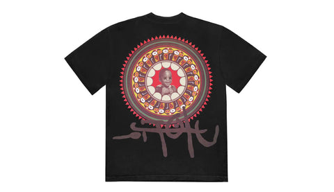 Travis Scott × KAWS Utopia II Tee Black