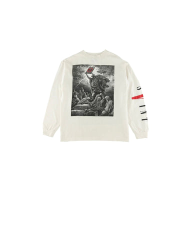 Saint Michael x Vlone No Cap L/S Tee White