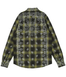 AMIRI - BLEACH BANDANA SHADOW PLAID SHIRT