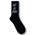 Art Is Dope Socks Black/White