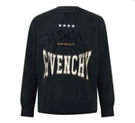 Givenchy Logo Crewneck Sweatshirt Charcoal