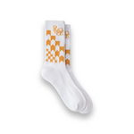 Rhude Racing Checker Socks White/Mustard