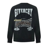 Givenchy Logo Crewneck Sweatshirt Charcoal