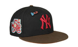 New Era New York Yankees Capsule NOS Collection 75th World Series Patch 59Fifty Fitted Hat Black/Orange