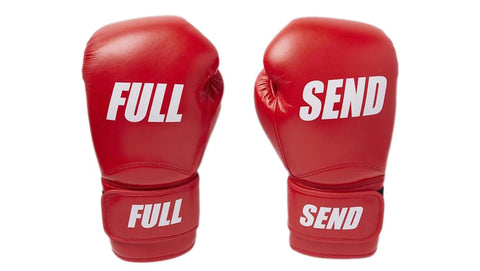 Full Send Boxing Gloves Red