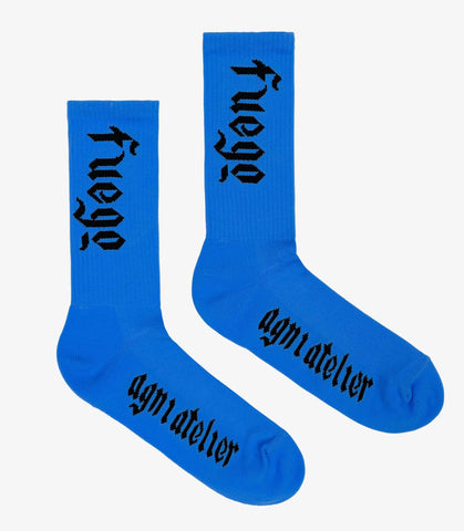 Agni Atelier Fuego Socks Blue