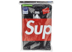 Supreme Hanes Tagless Tees (3) pack black