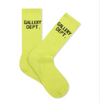 Gallery Dept. Clean Logo Lime Socks